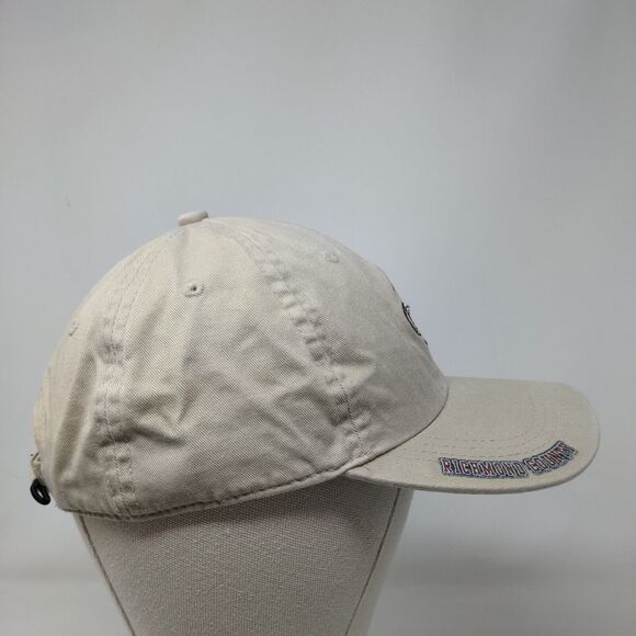 Richmond County Strapback Hat Tan Extreme Fit Embroidered Horseshoe Ahead - Picture 4 of 8